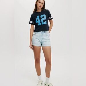 Cotton On High Rise Denim Shorts
